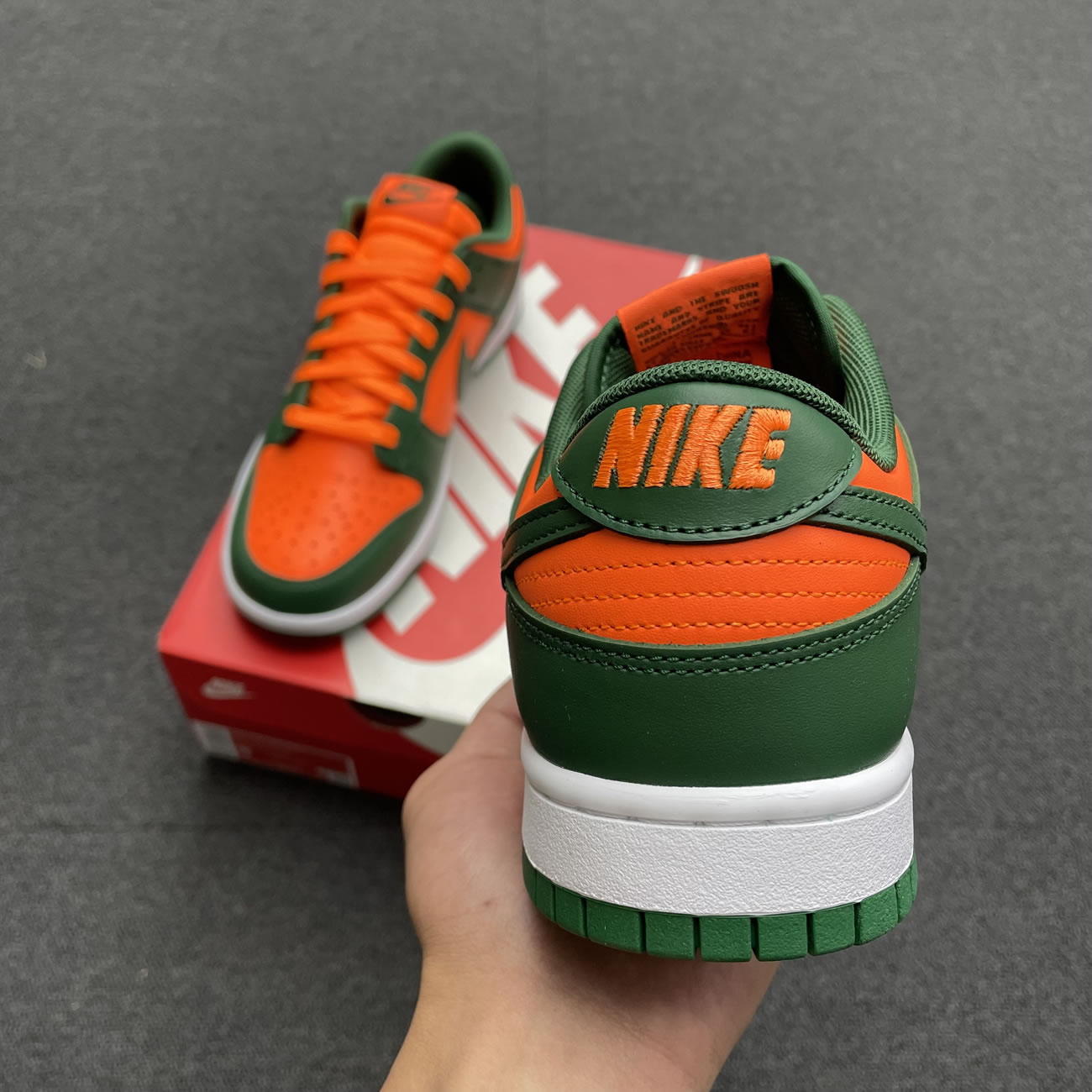 Nike Dunk Low Miami Hurricanes Dd1391 300 (6) - newkick.cc